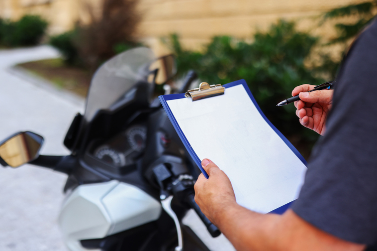 Key things a rider should check after a motorcycle crash
