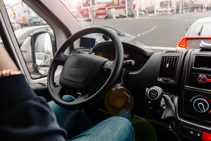 man without hands on wheel in driverless automated vehicle - how often do self driving cars crash?