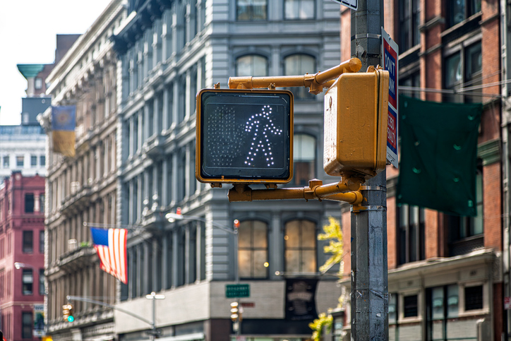 pedestrian crosswalk intersection - When is a pedestrian at fault for a car accident?